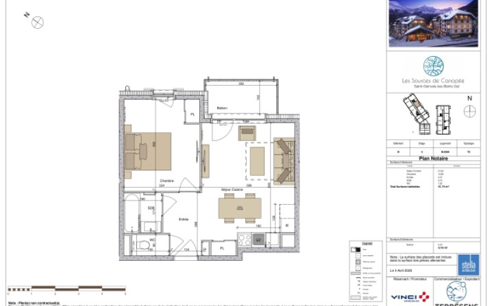 Example of 1 Bed