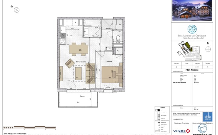 Example of 1 Bed