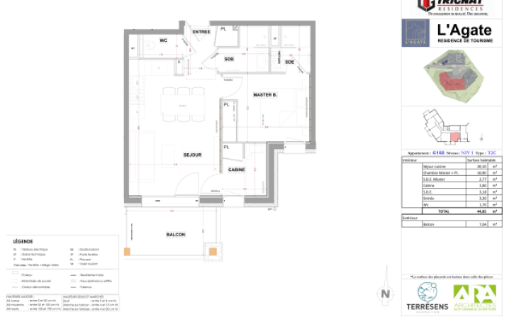 Example of 1 Bed + Cabin