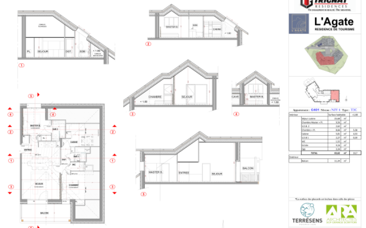 Example of 2 Bed + Cabin