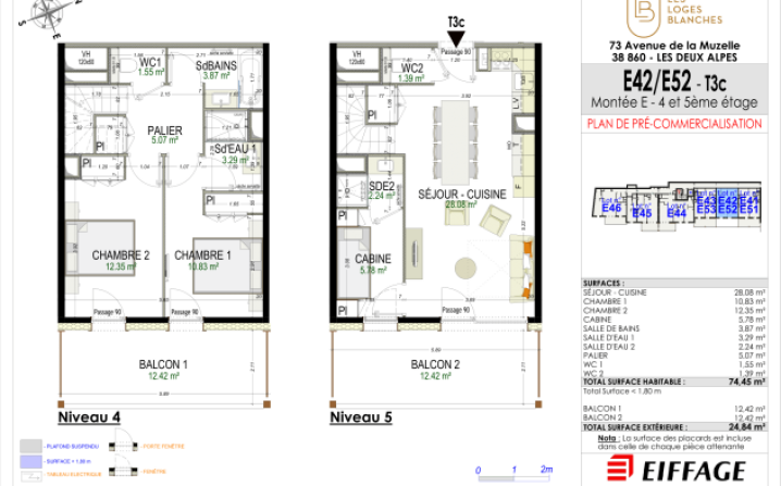 Example of 3 Bed Duplex