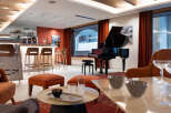 Relax in our luxurious lounge, complete with a grand piano, comfortable seating, and a fully-stocked bar.
