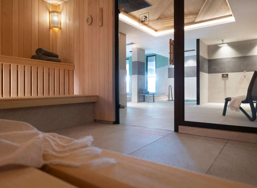Relax and rejuvenate in our luxurious spa, featuring a Finnish sauna crafted from exquisite wood.