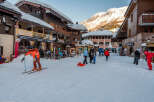 Experience the charm of a winter wonderland in this picturesque ski resort town.