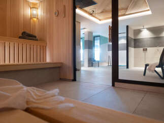 Relax and rejuvenate in our luxurious spa, featuring a traditional Finnish sauna crafted from exquisite wood.