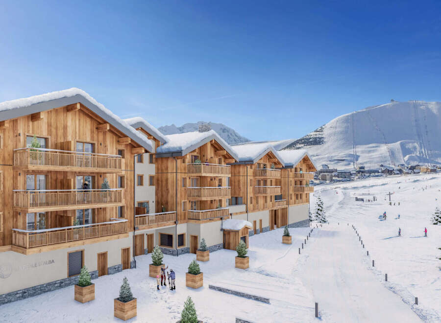 Discover the luxurious La Perle d'Alba, a stunning ski-in/ski-out residence in the heart of the French Alps.