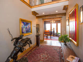 Step into luxury with this stunning property, showcasing exquisite interior design.