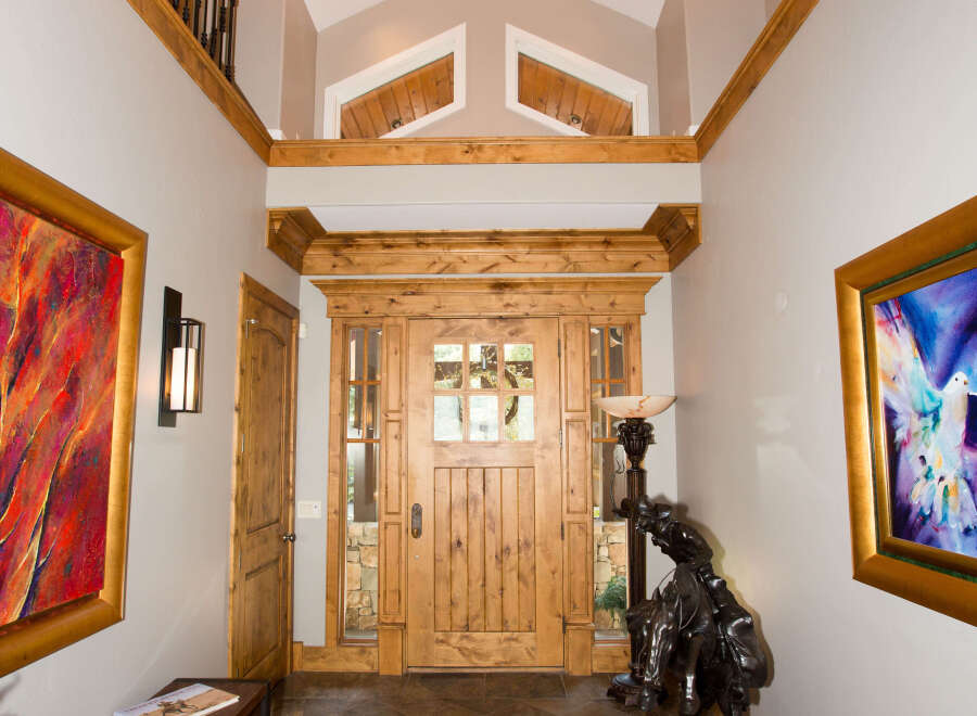 Step into luxury with this stunning entryway.