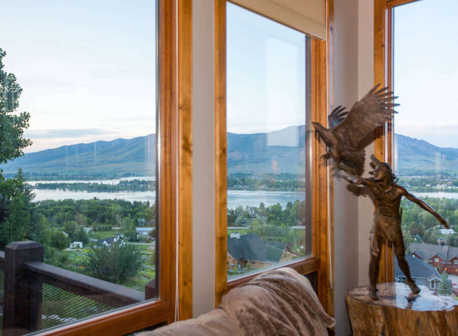 Enjoy breathtaking views from this stunning property.