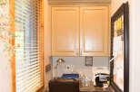 This cozy home office nook offers a perfect blend of functionality and style.