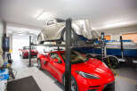 This stunning property boasts a multi-car garage, perfect for car enthusiasts.