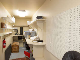 Explore this well-organized storage space, perfect for keeping your belongings tidy.