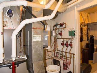 This image showcases a utility room, likely in a residential property.
