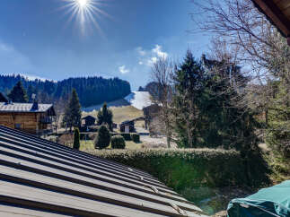 Enjoy breathtaking mountain views from this charming property.