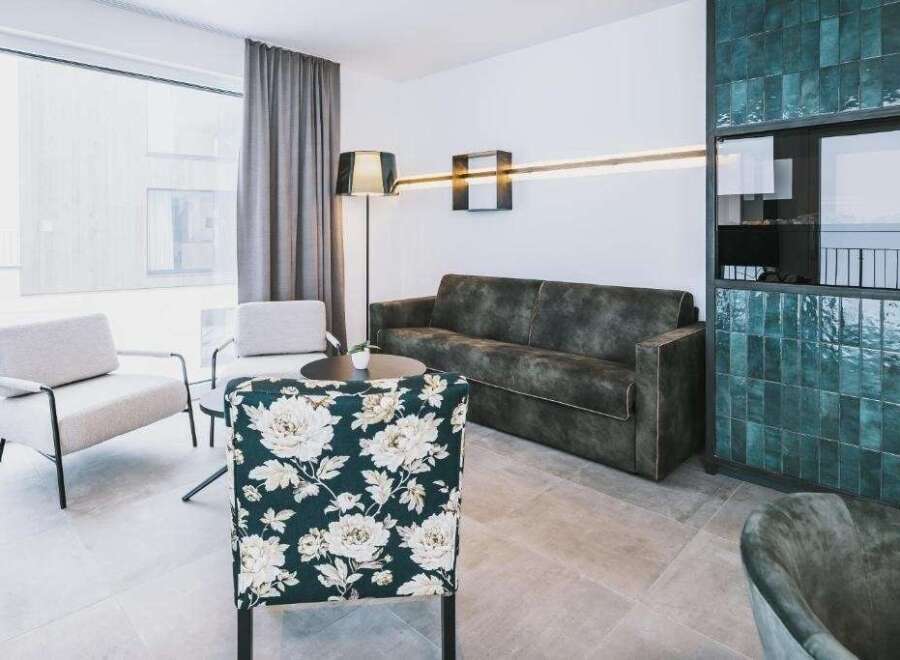 Step into a world of modern elegance with this stylish living space.