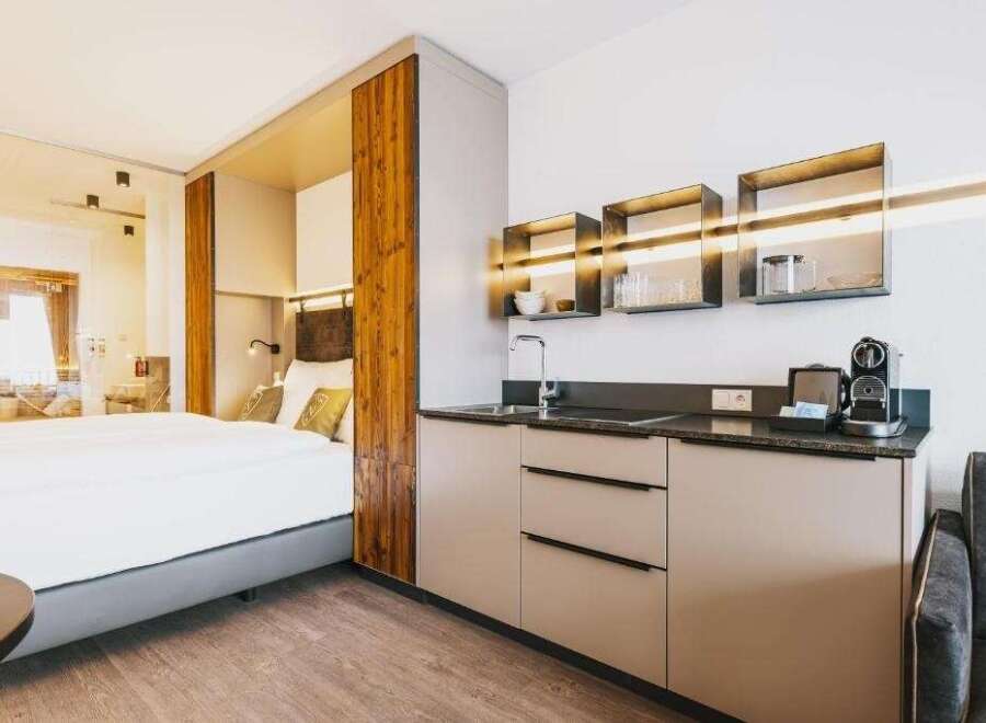 Experience modern luxury in this stylish studio apartment.