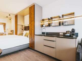 Experience modern luxury in this stylish studio apartment.