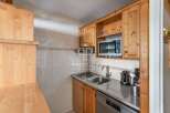 Discover a charming kitchen space, perfect for preparing meals.