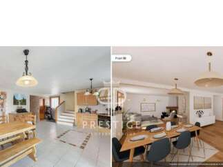 Discover this stunning property, showcasing a seamless blend of modern design and cozy charm.