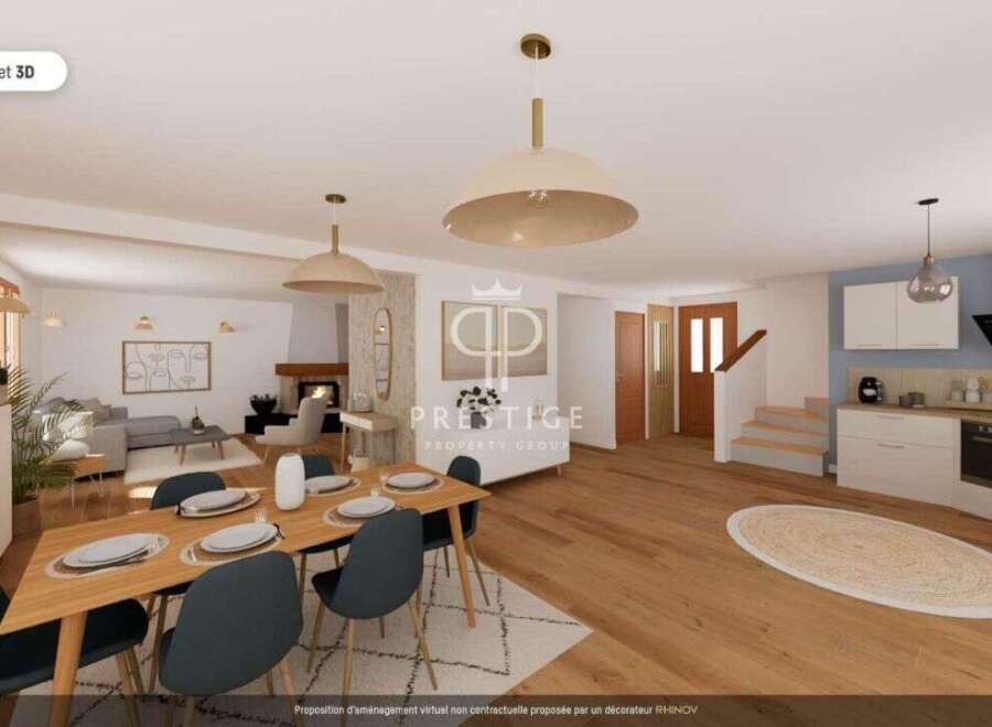This stunning property boasts a modern open-plan design, perfect for contemporary living.