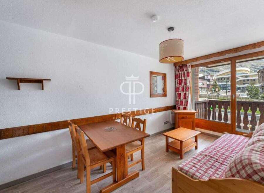 Cozy apartment with a charming wooden interior.