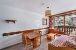 Cozy apartment with a charming wooden interior.