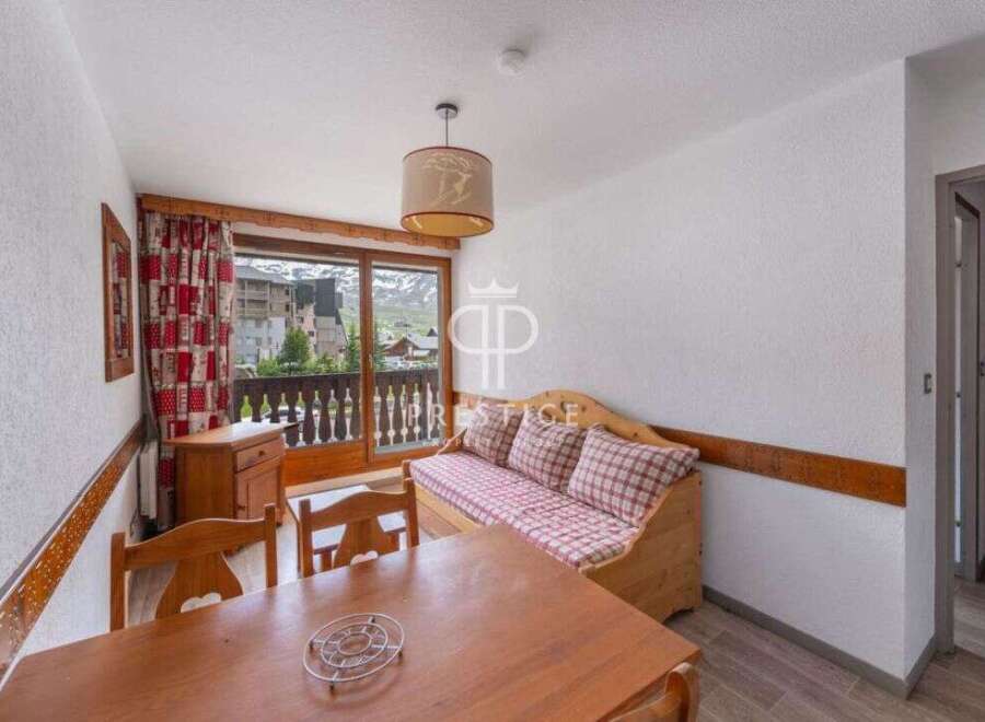 Cozy apartment with a charming wooden interior.