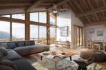 Experience luxury living in this stunning chalet with breathtaking mountain views.