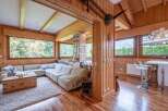 Experience the warmth of this stunning wooden chalet, perfect for a cozy retreat.