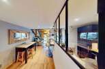 Discover a stylish loft with a modern design.