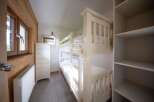 Cozy bedroom featuring a bunk bed, perfect for accommodating guests or family.