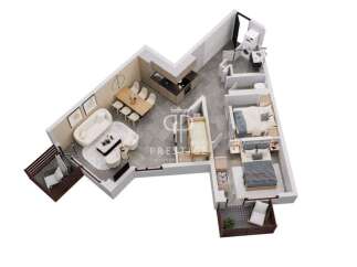 Discover modern living in this stunning property, featuring a thoughtfully designed floor plan.