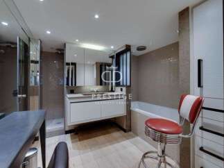 Discover luxury living in this stunning property! Featuring a modern bathroom with sleek design and high-end finishes.