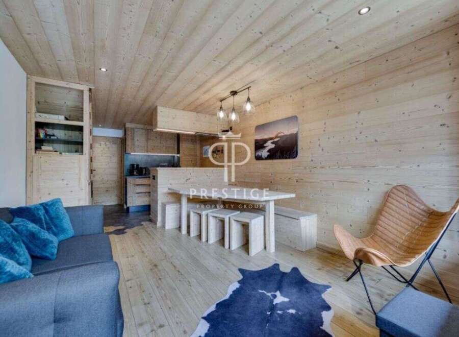 Experience the charm of this cozy wooden interior.
