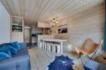 Experience the charm of this cozy wooden interior.