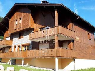 Discover the charm of this stunning wooden chalet, boasting exquisite craftsmanship and a warm, inviting ambiance.