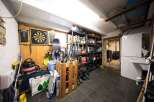 Discover the ultimate storage solution in this well-organized space.