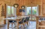 Experience the charm of this stunning wooden chalet, perfect for a cozy retreat.