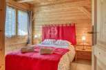 Experience rustic charm in this cozy bedroom.