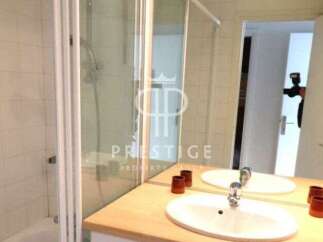Discover a modern bathroom with a sleek design.