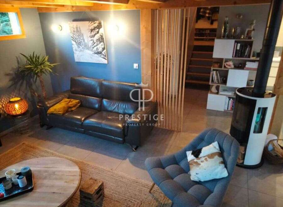 Discover a cozy living space with a modern touch.