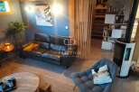 Discover a cozy living space with a modern touch.