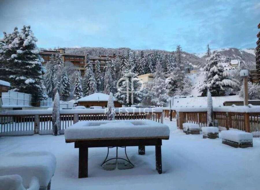 Experience the magic of winter in this stunning property.
