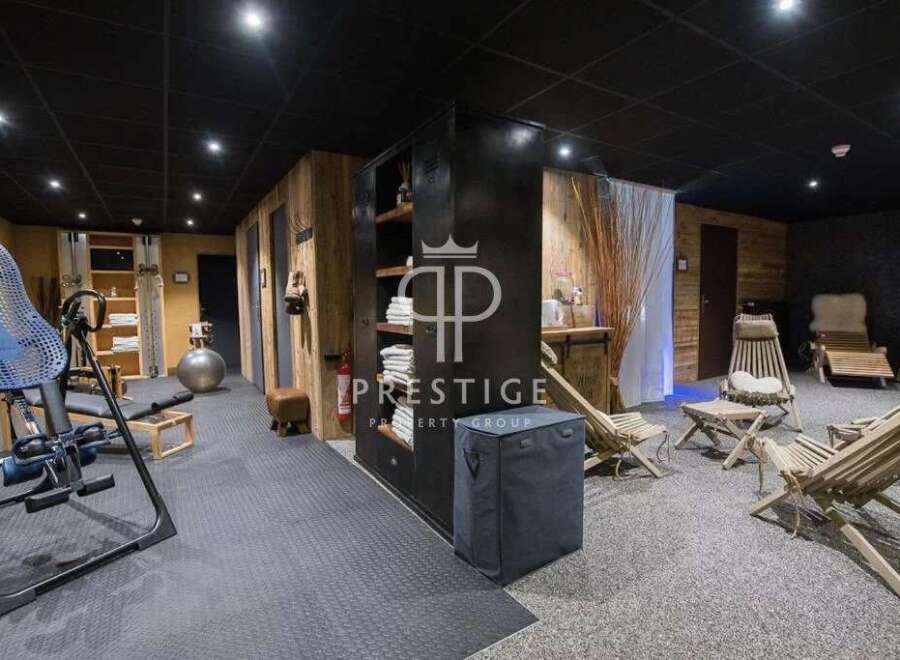 Discover a luxurious wellness space, perfect for relaxation and rejuvenation.