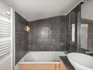 Discover a modern bathroom with sleek design.