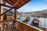 Enjoy breathtaking mountain views from this charming chalet.