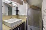 Discover a modern bathroom with a sleek design.