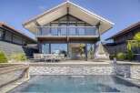 Stunning modern house with a private infinity pool and spacious deck.