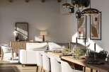 Experience the epitome of modern elegance in this stunning dining space.
