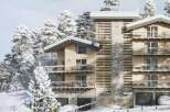 Luxury ski-in/ski-out chalet with stunning mountain views.